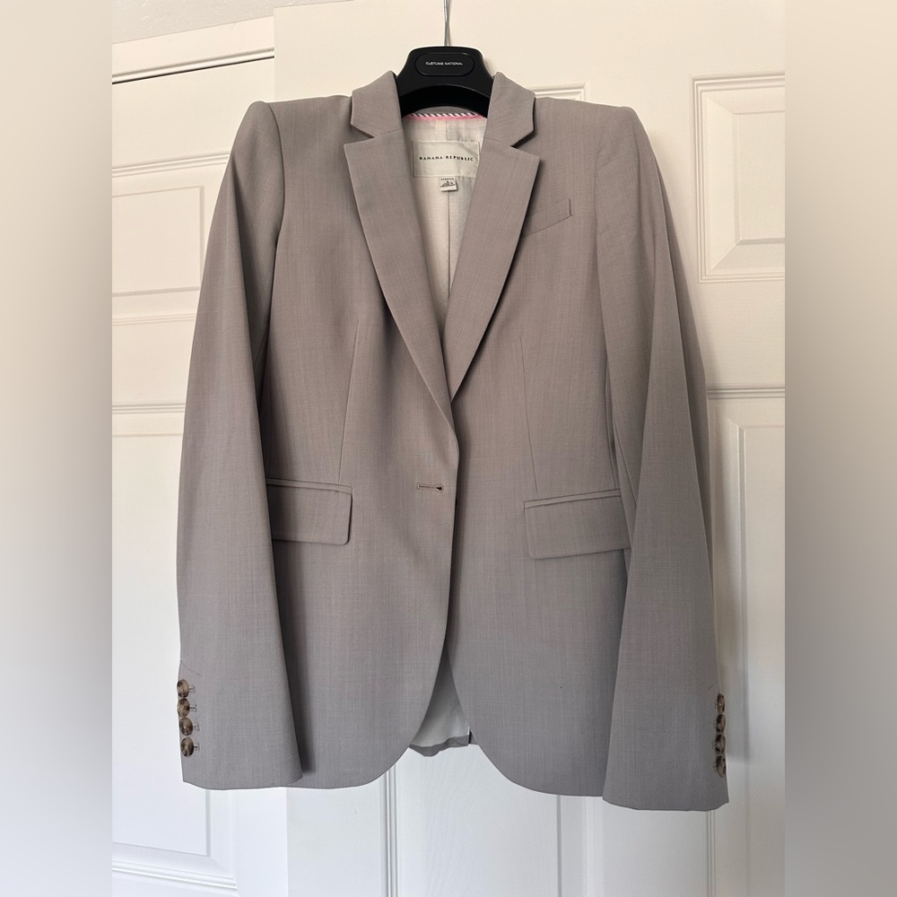 Banana Republic Gray Suit